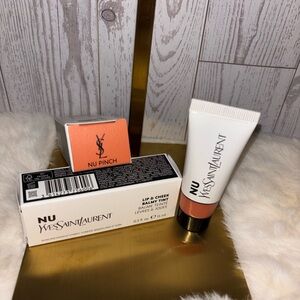 Yves Saint Laurent NU Lip & Cheek Balm in beautiful coral color! NIB